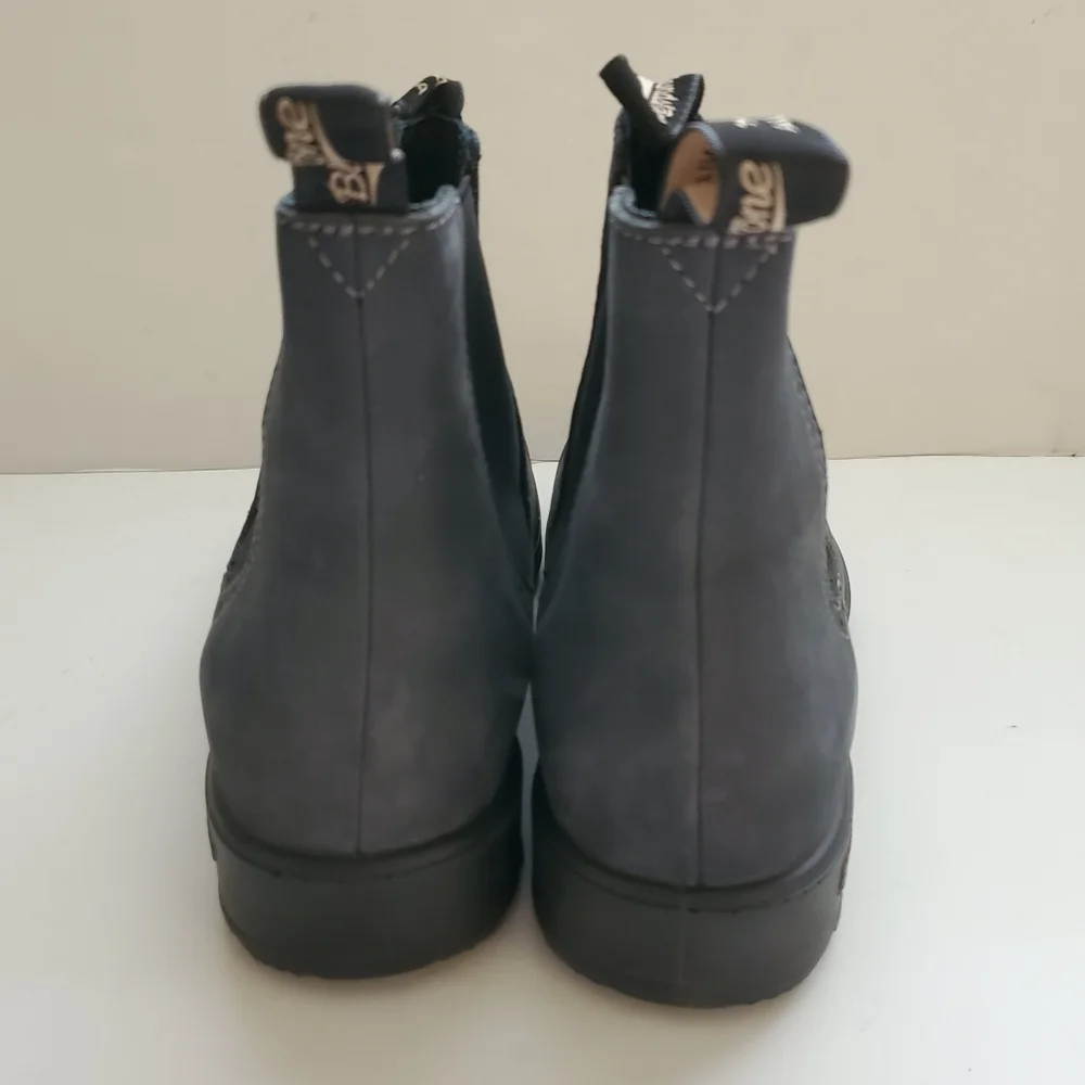 New Blundstone 1630 Rustic Black Chelsea Boots - Picture 6 of 7